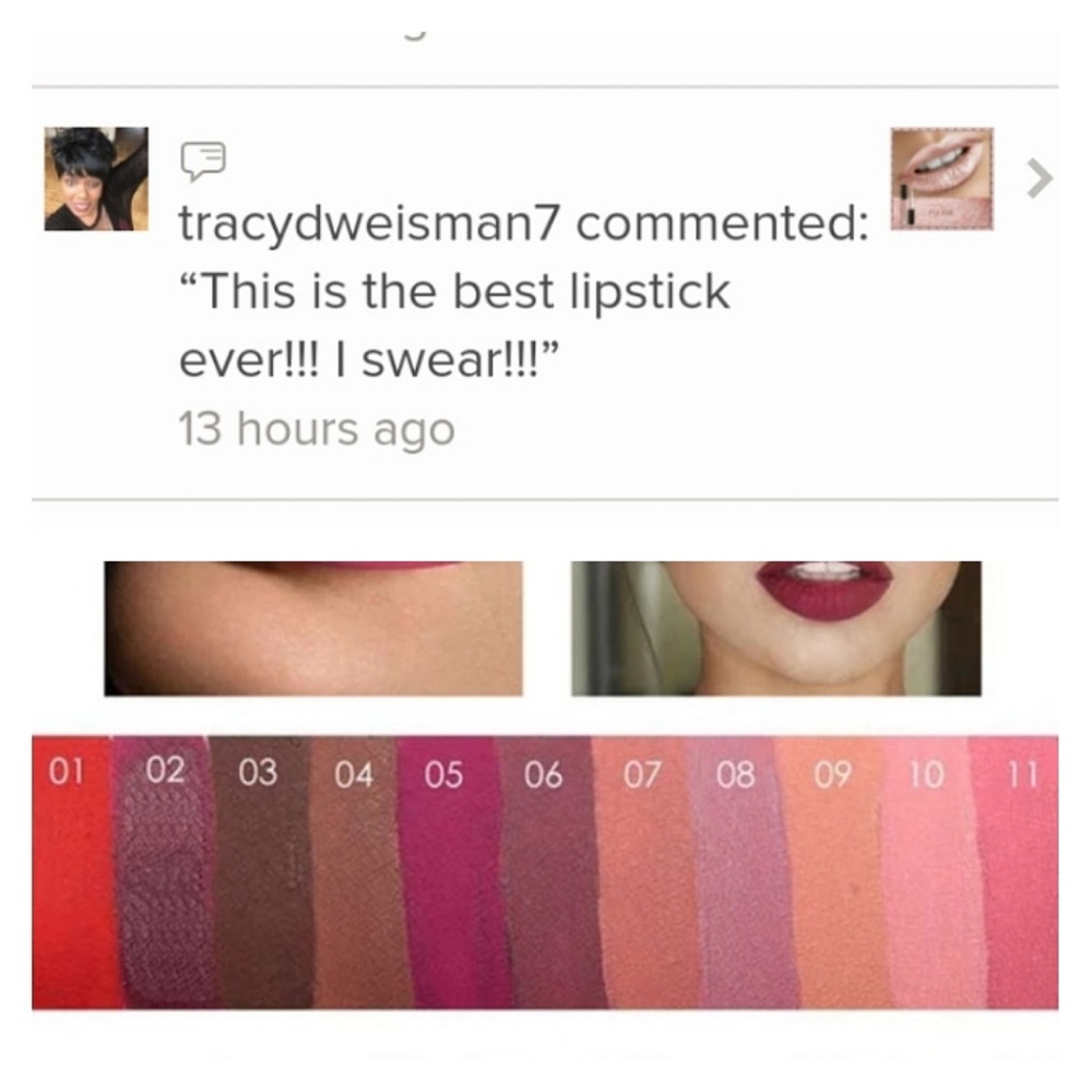 NEW! All day waterproof Rose Valet MATTE 💋💗💄 - Picture 2 of 8